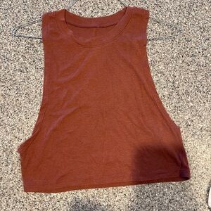 ALO Yoga Rust Crop Top